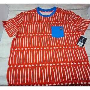 NWT Rags To Raches Unisex Adult 4th Of July‎ Shirt Size Large